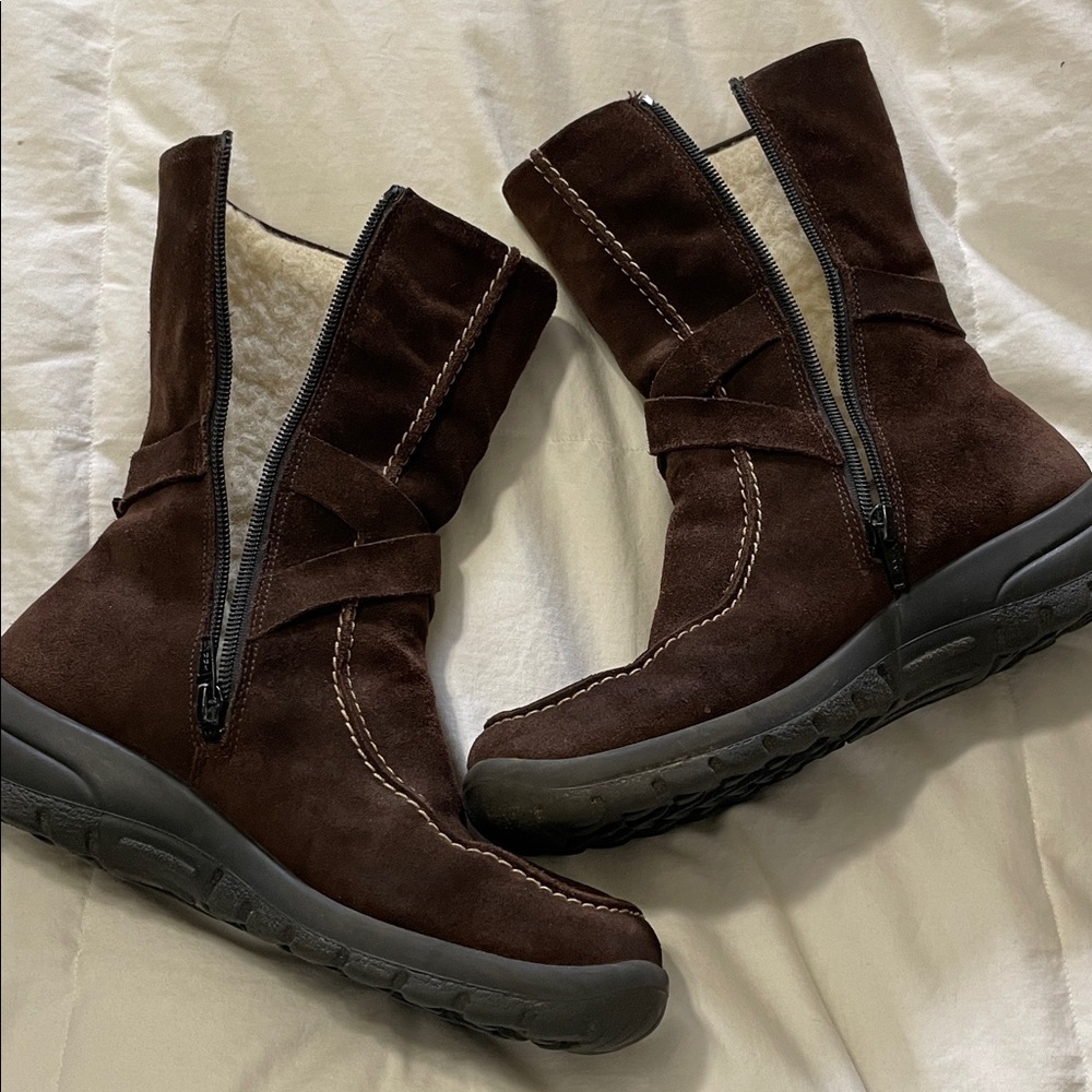 Rieker | Tex | Brown | Wrap Strap/Buckle | Mid Calf | Winter | Boots | Size 37 - Picture 13 of 16